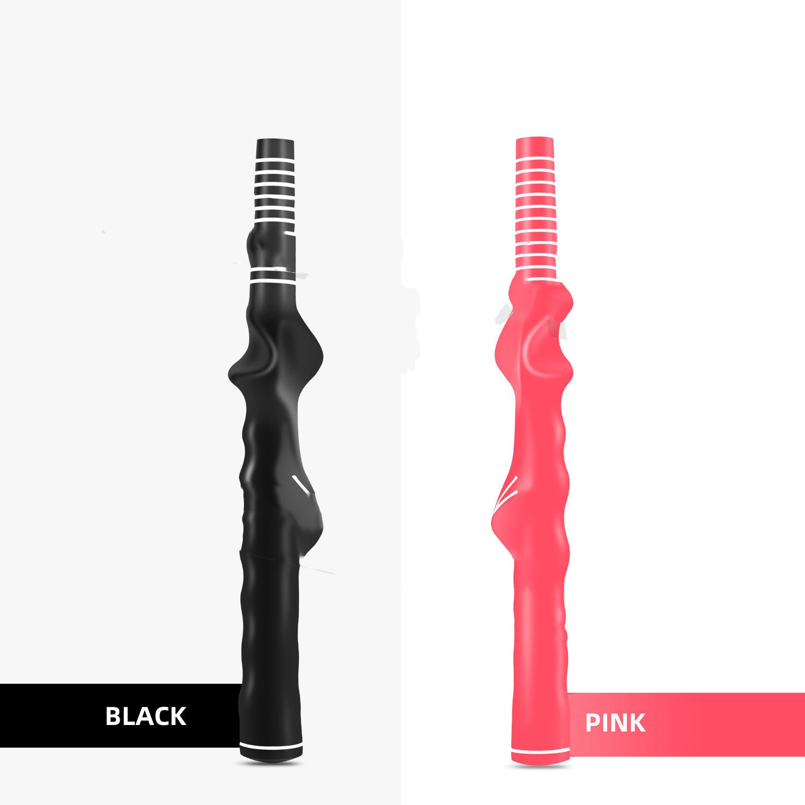 Golf Rubber Grip Left And Right Hand Swing Exerciser Practice Tool