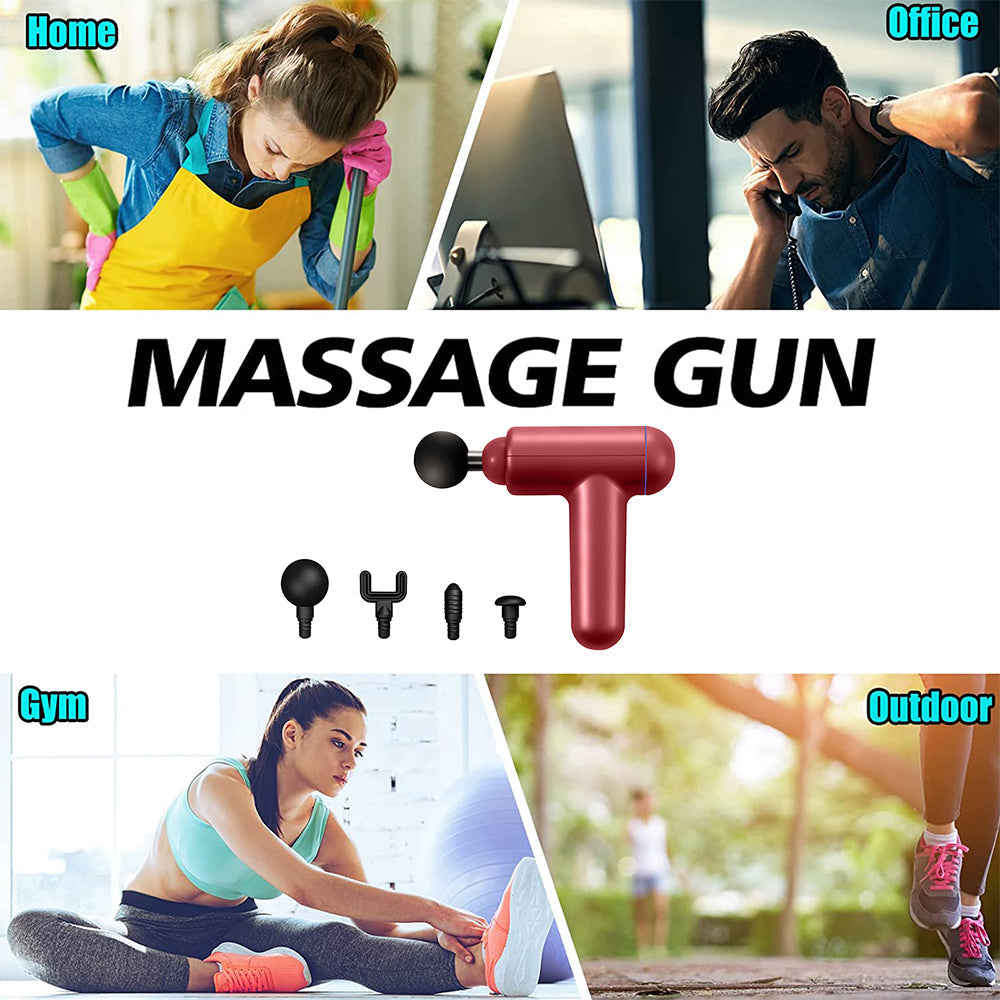 Electric Massage Gun for Holiday Gifts, Hand Held Massager for Muscle