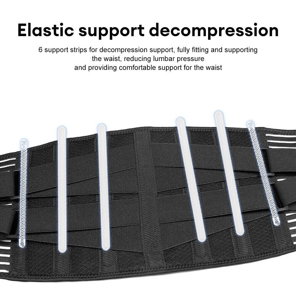 Adjustable Lower Back Brace Lumbar Support Waist Belt For Men Women