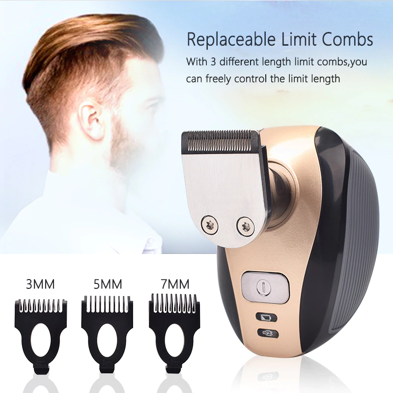 5-in-1 Rotary Electric Shaver 4D Rechargeable Bald Head Hair Beard