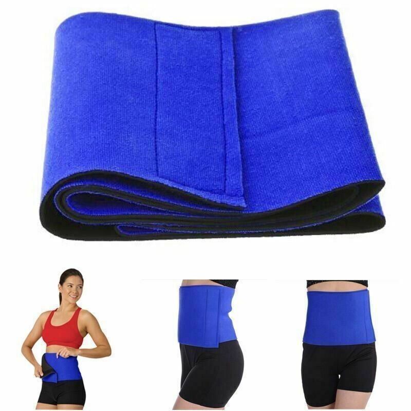 Waist Trimmer Belt Sweat Band Wrap Ab Stomach Weight Loss Fat Burner