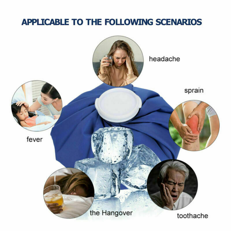 3PCS Ice Bags Packs Knee Neck Reusable Cold Relief Pain Headache Sport