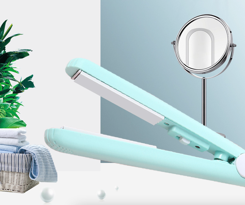 Mini Portable Hair Iron Hair Straightener Curler Professional Hair