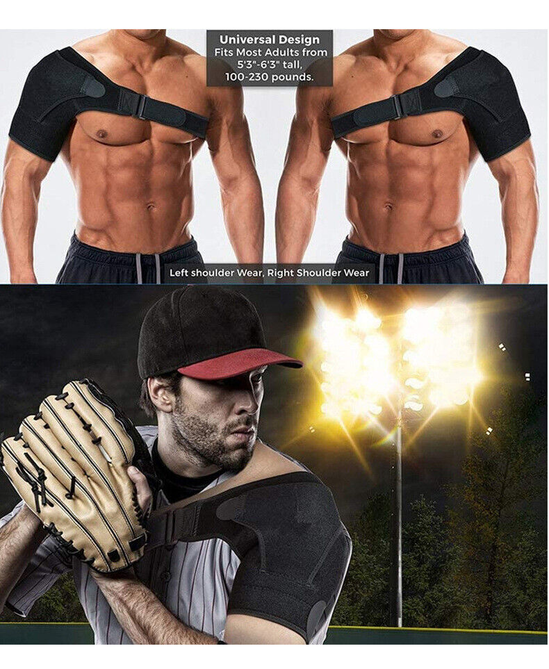 Shoulder Brace Support Compression Sleeve Torn Rotator Cuff AC Joint