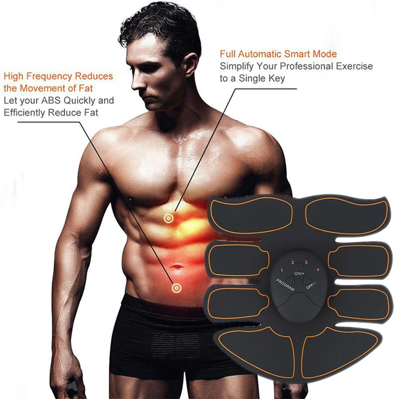 EMS Abdominal Muscle Toning Trainer ABS Stimulator Toner Fitness