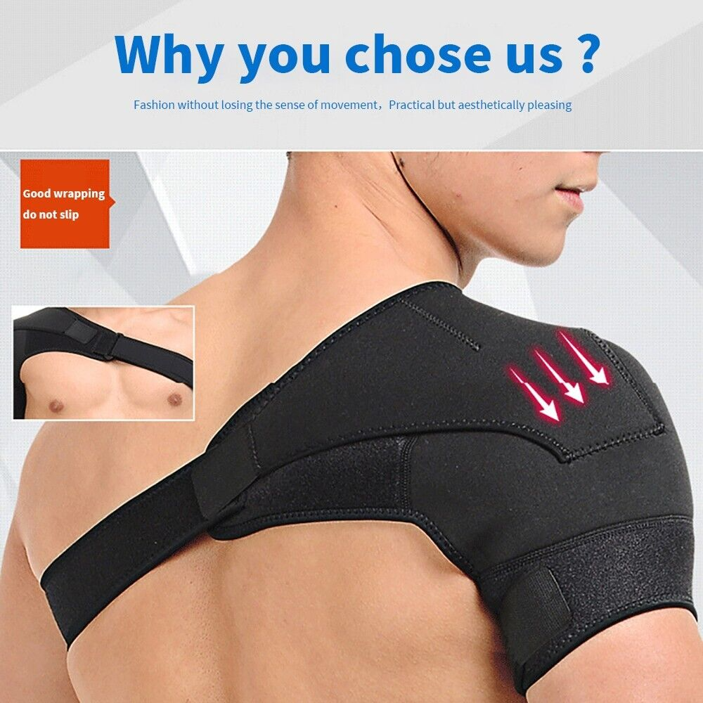 Shoulder Brace Support Compression Sleeve Torn Rotator Cuff AC Joint