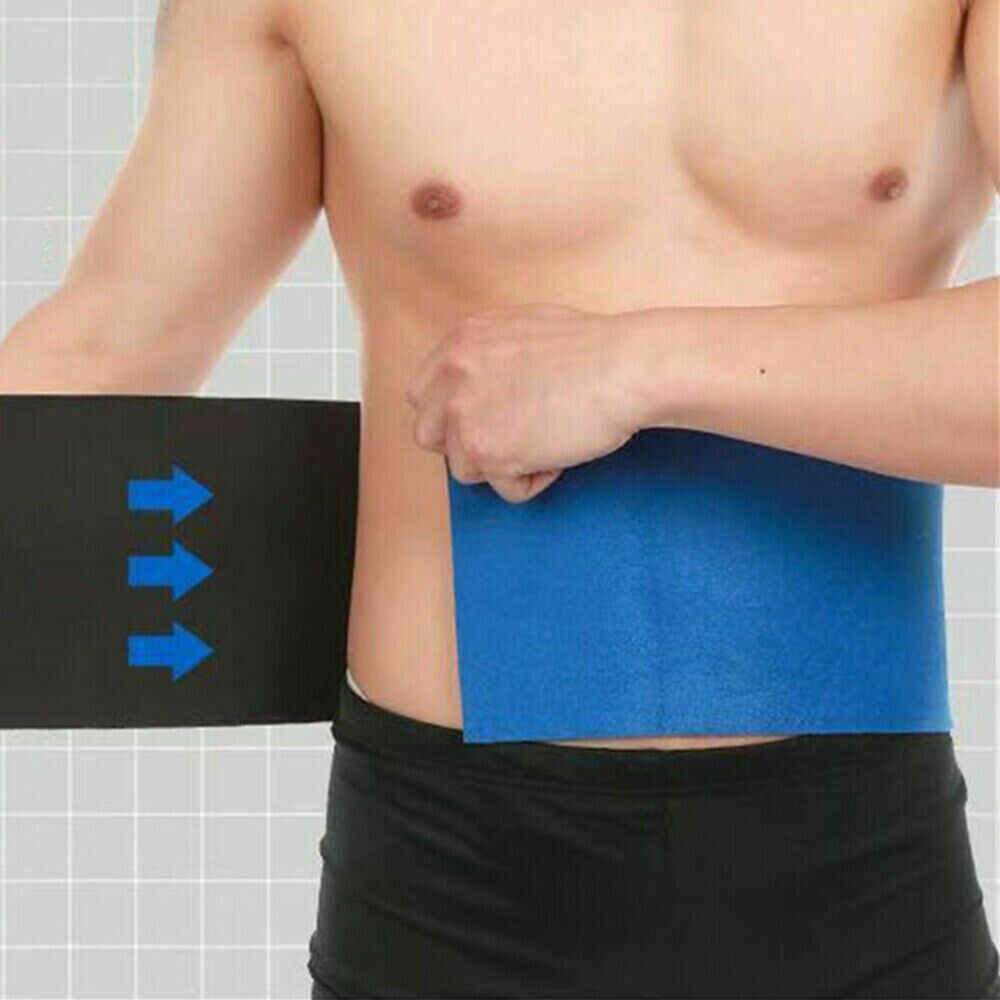 Waist Trimmer Belt Sweat Band Wrap Ab Stomach Weight Loss Fat Burner