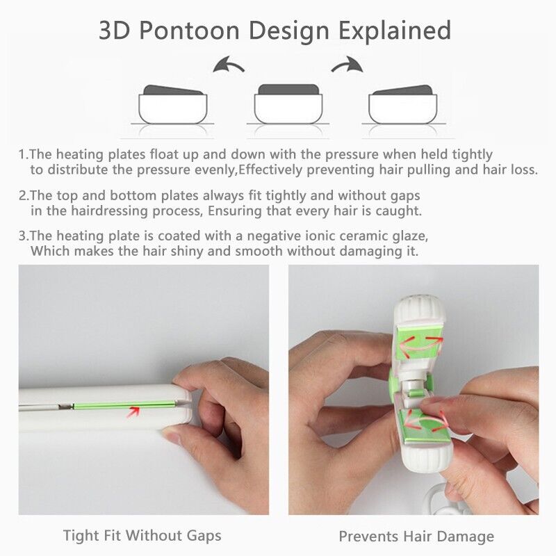 Mini Portable Hair Iron Hair Straightener Curler Professional Hair