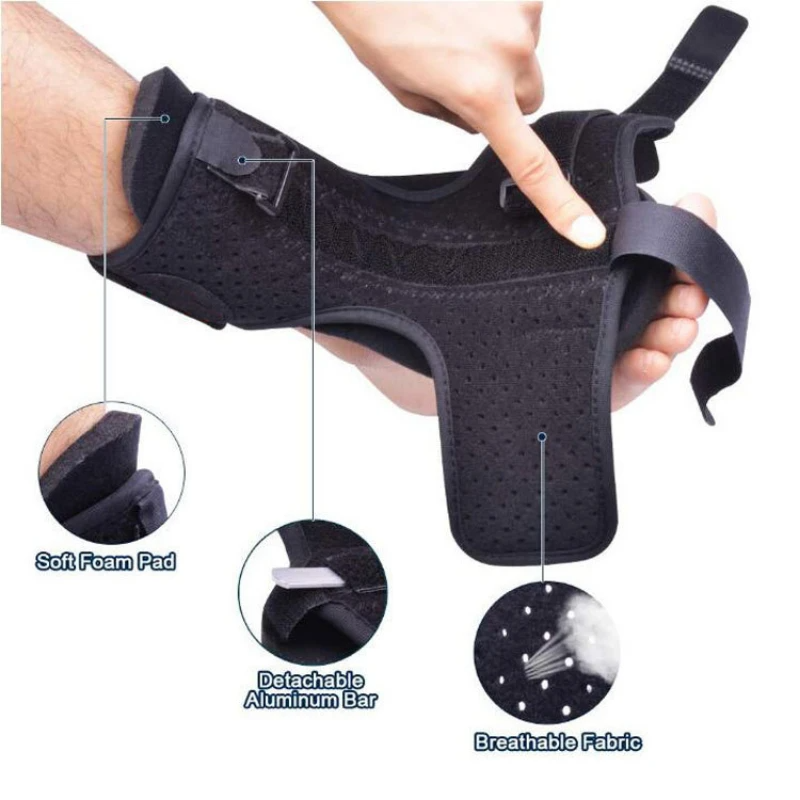 Plantar Fasciitis Night Splint Adjustable Foot Drop Ankle Brace