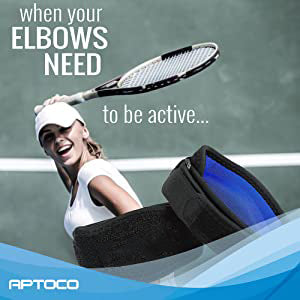 Tennis Elbow & Golfers Armband Support Strap Compression Pad Effective