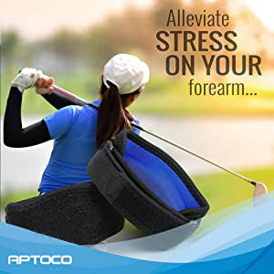 Tennis Elbow & Golfers Armband Support Strap Compression Pad Effective